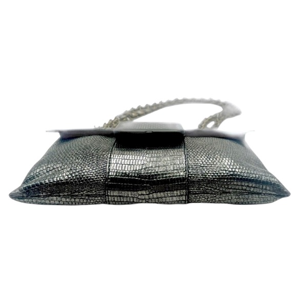 BOTTEGA VENETA Limited Edition 50th Anniversary Metallic Lizard Envelope Bag - Picture 9 of 16